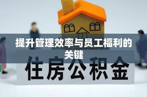 黄冈提升管理效率与员工福利的关键