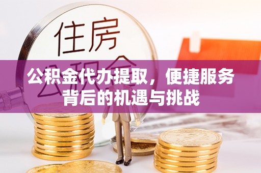 黄冈公积金代办提取，便捷服务背后的机遇与挑战
