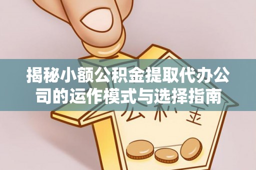 黄冈揭秘小额公积金提取代办公司的运作模式与选择指南