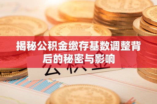 黄冈揭秘公积金缴存基数调整背后的秘密与影响